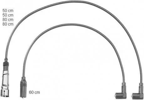 Комплект кабелей высоковольтных CHAMPION CLS028