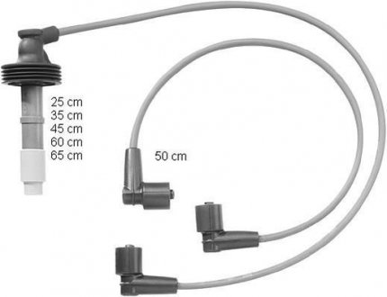 Комплект кабелів запалювання RENAULTSAFRANE / VOLVO 850 / C70/S70/V70 CHAMPION CLS050 (фото 1)