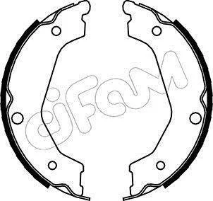 Комплект гальмівних колодок, стоянкова гальмівна система CIFAM 153-227 (фото 1)