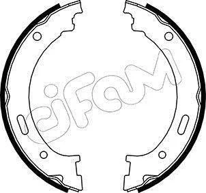 Комплект тормозных колодок, стояночная тормозная система CIFAM 153-361 (фото 1)