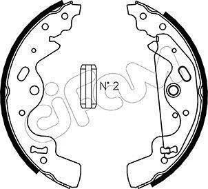 Комплект тормозных колодок CIFAM 153-370