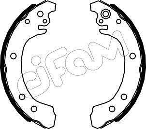 Комплект тормозных колодок, стояночная тормозная система CIFAM 153-523