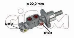 PEUGEOT Главный тормозной цилиндр 206 1.1I 99- 22.20 CIFAM 202-297