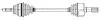 CIFAM CITROEN Полуось лев.L=591mm 25/24 зуб.Berlingo,Xsara,ZX,Peugeot 305 655-023