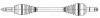 CIFAM FIAT Полуось лев.L=615mm 25/24 зуб.Doblo 1.3D/1.9D 01- 655-635