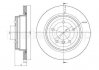 Тормозной диск CIFAM 800-871C (фото 1)