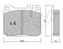 CIFAM VW Тормозн.колодки передн.LT28-55 75- 822-011-2