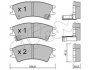 Комплект тормозных колодок, дисковый тормоз CIFAM 822-361-0 (фото 1)