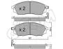 Тормозные колодки пер. QX50/Q70/Q60/Navara/Qashqai/Murano/Pathfinder/Koleos 01- CIFAM 822-819-0 (фото 1)
