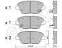 KLOCKI HAMULC. KIA OPTIMA  12- PRZ?D 822-945-0
