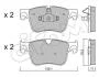 KLOCKI HAMULC. CITROEN C4 PICASSO II 13- PRZ?D CIFAM 822-985-0 (фото 1)