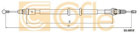 Трос ручного тормоза. лев./прав. Renault Master/Opel Movano 10- COFLE 10.6859 (фото 1)