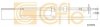 Трос, стоянкова гальмівна система COFLE 10.9472 (фото 1)