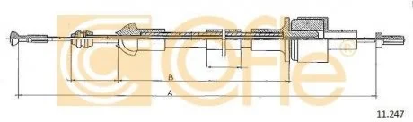 Фото 1 - трос сцепления Ford Escort,Orion COFLE 11.247 Трос сцепления Ford Escort,Orion COFLE 11.247 (фото 1)