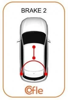 Трос ручного тормоза Seat Ibiza,Malaga,Ronda ->93 COFLE 15.103E