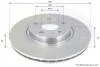 - Диск гальмівний вентильований з покриттям Ford Mondeo 07-> Comline ADC1249V (фото 1)