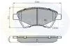 - Гальмівні колодки до дисків Renault Grand Scenic 04-&gt;05, Kangoo 01-&gt;, Megane 02-&gt;, Scenic 03-&gt;05 Comline CBP01160 (фото 1)