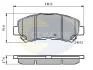 - Гальмівні колодки до дисків Nissan Qashqai 07->, X-Trail 07-> Comline CBP01577 (фото 1)