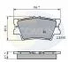- Гальмівні колодки до дисків Lexus ES 06->,Toyota Camry 06->11, Rav 4 05-> Comline CBP01581 (фото 1)