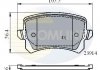 - Гальмівні колодки до дисків Audi Q3 11->, Seat Alhambra 10->, VW Passat 05->, CC 11->, Sharan 10->, Tiguan 07-> Comline CBP01712 (фото 1)