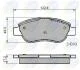 - Гальмівні колодки до дисків Renault Megane 03->, Scenic2 03->07 Comline CBP01738 (фото 1)