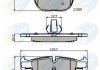 - Гальмівні колодки до дисків BMW 1 Series 11->12, 3 Series 07->, 5 Series 03->, 6 Series 04->, 7 Series 01->, X5 07->, X6 08->, Rolls-Poyes Phantom 02-> Comline CBP01794 (фото 1)