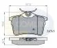 CBP01797 Comline - Гальмівні колодки до дисків Citroen Berlingo 08->, Peugeot 308 SW 07->, Partner 08-> CBP01797