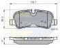 - Гальмівні колодки до дисків Land Rover Discovery 09->, Range Rover 02-> Comline CBP02021 (фото 1)