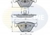 - Гальмівні колодки до дисків BMW 3 series 05->, 5 series 03->, 6 Series 04->, 7 Series 01-> Comline CBP02033 (фото 1)