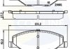 - Гальмівні колодки до дисків Skoda Fabia 14-> Comline CBP02126 (фото 1)