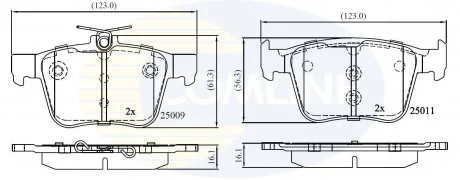 - Гальмівні колодки до дисків Audi A3 12-> Comline CBP02157