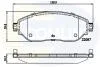 - Гальмівні колодки до дисків Opel Vivaro 14->, Renault Trafic 14-> Comline CBP02285 (фото 1)