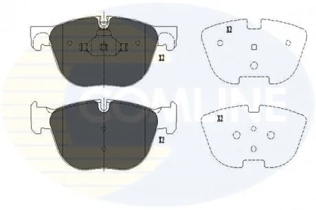 - Гальмівні колодки до дисків BMW X5 07->, X6 08-> Comline CBP06003