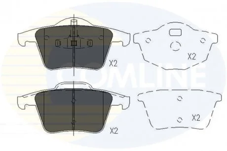- Гальмівні колодки до дисків Volvo XC90 02-> Comline CBP06027