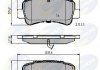 - Гальмівні колодки до дисків Nissan NV400 11->, Opel Movano 10->, Renault Master 10-> Comline CBP12105 (фото 1)