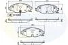 Колодки пер audi a3/vw golf vii 12- Comline CBP12158 (фото 1)