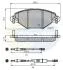 - Гальмівні колодки до дисків Citroen C5 01-> Comline CBP21120 (фото 1)