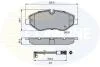 - Гальмівні колодки до дисків Mercedes-Benz Viano 04->, Mercedes-Benz Vito Van 03->, Sprinter 06->, VW Crafter 06-> Comline CBP21555 (фото 1)