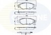 - Гальмівні колодки до дисків Nissan Kubistar 03->, Renault Kangoo 97-> Comline CBP2485 (фото 1)