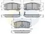 - Гальмівні колодки до дисків Chevrolet Captiva 06-&gt;, Daewoo Winstorm 06-&gt; Opel Antara 06-&gt; Comline CBP31580 (фото 1)