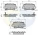 - Гальмівні колодки до дисків Honda Civic 01-> Comline CBP31587 (фото 1)
