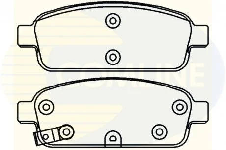 - Гальмівні колодки до дисків Chevrolet Cruze 09->, Orlando 11->, Trax 12->, Opel Astra 09->, Cascada 13->, Mokka 12->, Zafira 11-> Comline CBP32024