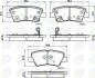 - Гальмівні колодки до дисків Hyundai Accent 10->, Grandeur 06->, i30 12->, i40 11->, Kia Cadenza 10->, Cee\'d 12->, ProCee\'d 13->, Optima 10->, Rio 11-> Comline CBP32161 (фото 1)