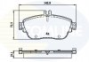 - Гальмівні колодки до дисків Mercedes A-Class 12->, B-Class 11->, CLA 13->, GLA-Class 13-> Comline CBP32208 (фото 1)