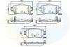 - Гальмівні колодки до дисків Nissan Qashqai 13->, X-Trail 13->, Renault Kadjar 15-> Comline CBP32277 (фото 1)