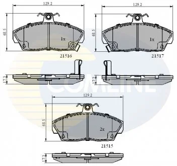 - Гальмівні колодки до дисків Honda Civic 94->03, Concerto 89->96, Land Rover Freelander 98->06, MG Express 03->05, ZR 01->05, ZS 01->05, Rover Streetwise 03->05, 25 99->05, 45 00->05, 200 91->00, 400 90->00, 800 92->, Cabriolet 90->9 Comline CBP3232