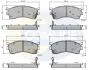 - Гальмівні колодки до дисків Ford Probe 93->98, Mazda 323 98->04, 626 91->99, MX-6 92->97, Primacy 99->05, Xedos 6 92->99 Comline CBP3326 (фото 1)