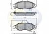 - Гальмівні колодки до дисків Ford Escort 97-> Comline CBP3393 (фото 1)