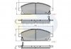 - Гальмівні колодки до дисків Acura MDX 00->05, Infiniti QX4 97->02, Nissan Pathfinder 97->04, Quest 03->, X-Trail 01-> Comline CBP3591 (фото 1)