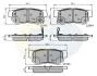 - Гальмівні колодки до дисків Hyundai Getz 02->, Santa FE 01->, Kia Opirus 03-> Comline CBP3935 (фото 1)